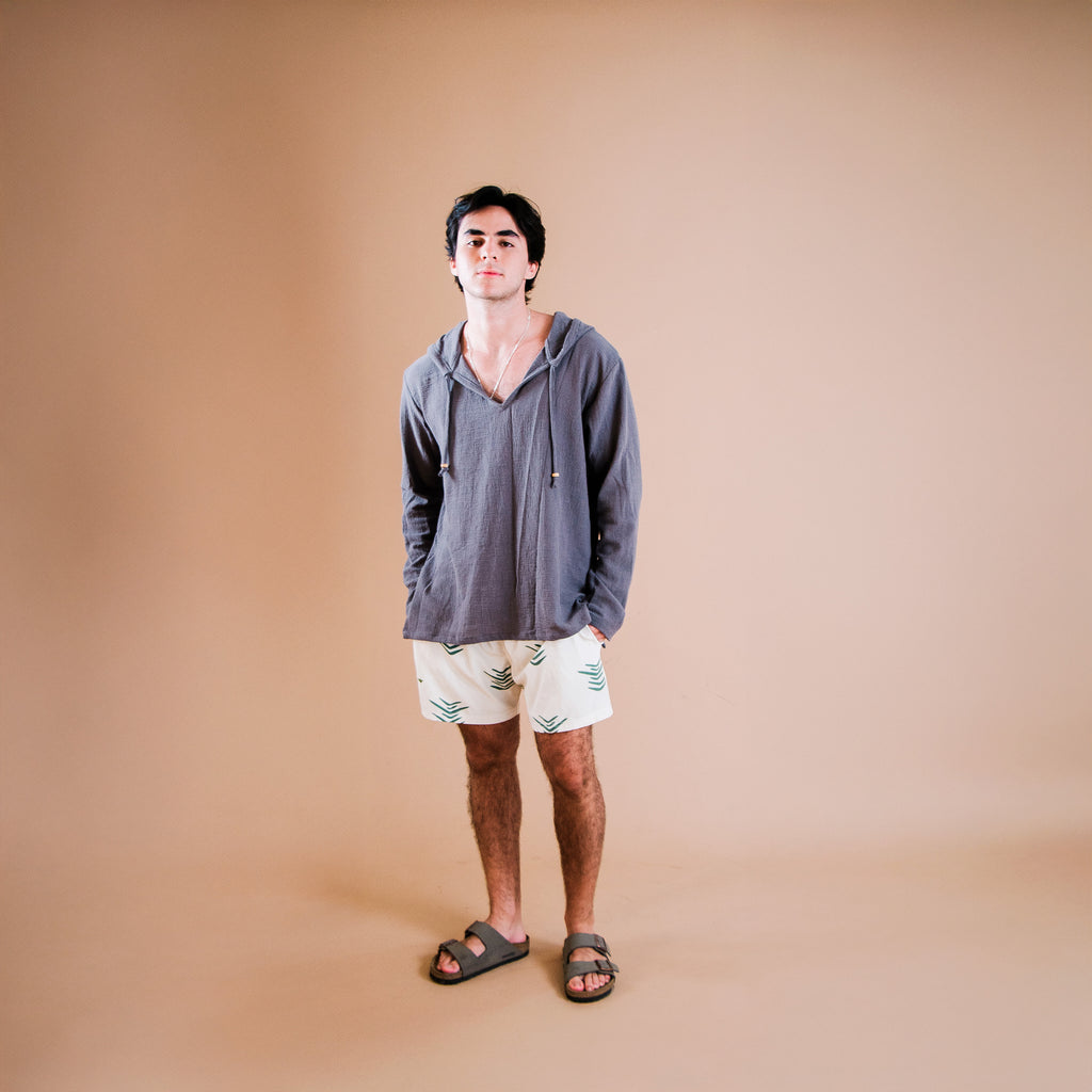 Camisas Manta Gris Oxford