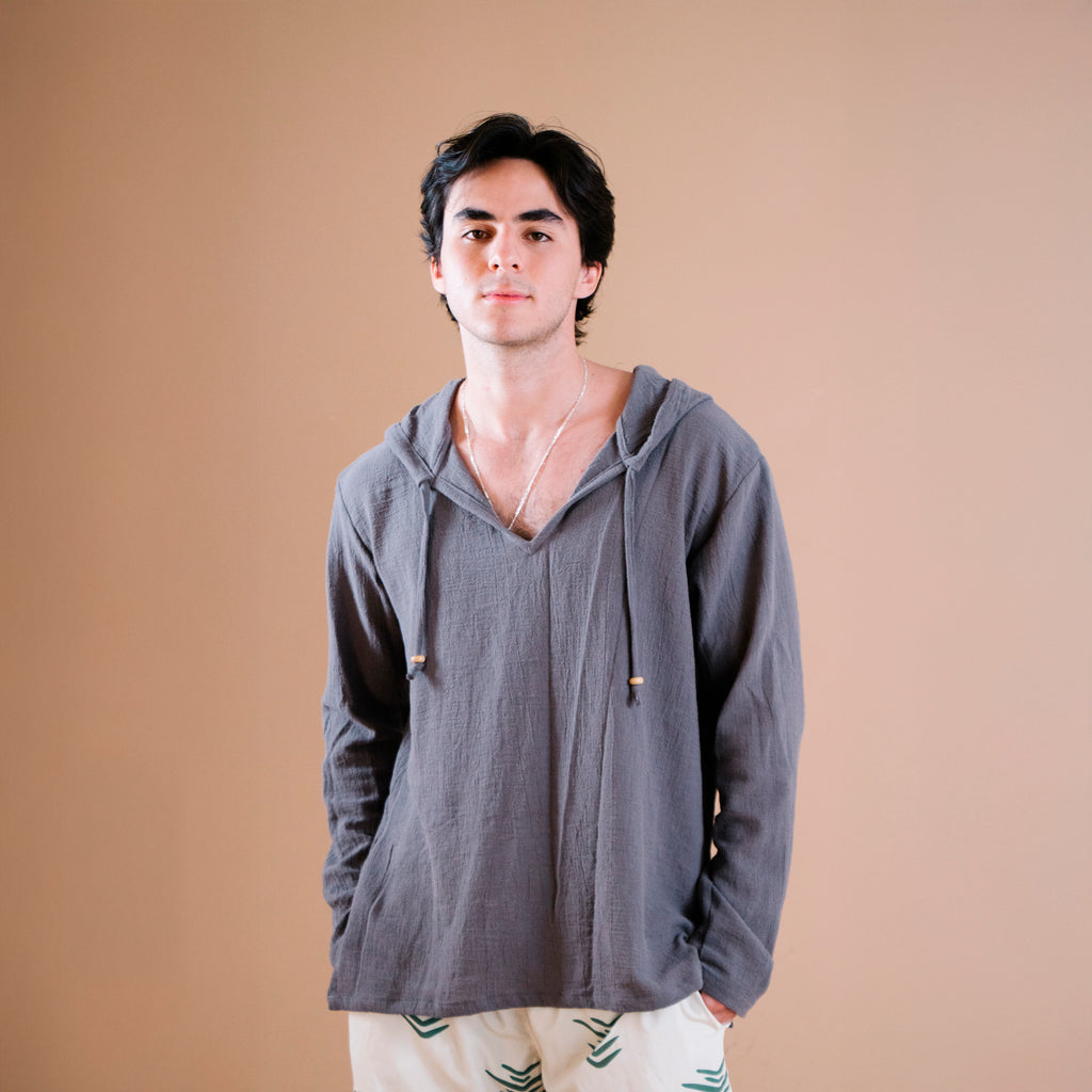 Camisas Manta Gris Oxford